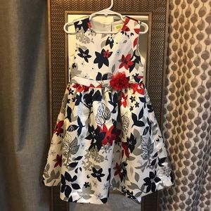 Crazy 8 Holiday Dress and Cherokee Cardigan